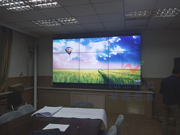 耐诺46寸液晶拼接屏-黑龙江哈尔滨铁路局车辆管理中心视频会议液晶拼接显示屏项目