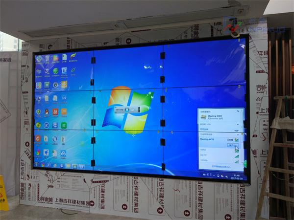55寸LCD液晶拼接-万科地产营销大厅液晶拼接显示屏